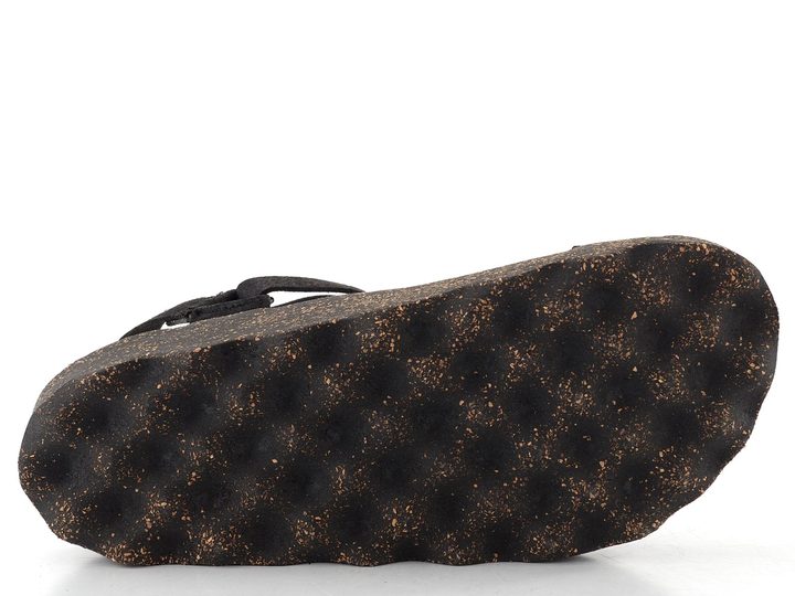 Asportuguesas černé sandály Clew L P018222007