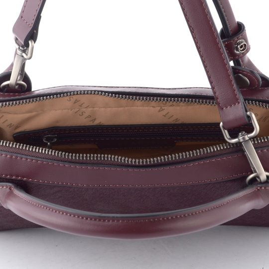 Hispanitas elegatní kabelka do ruky/přes rameno bordo BI264927