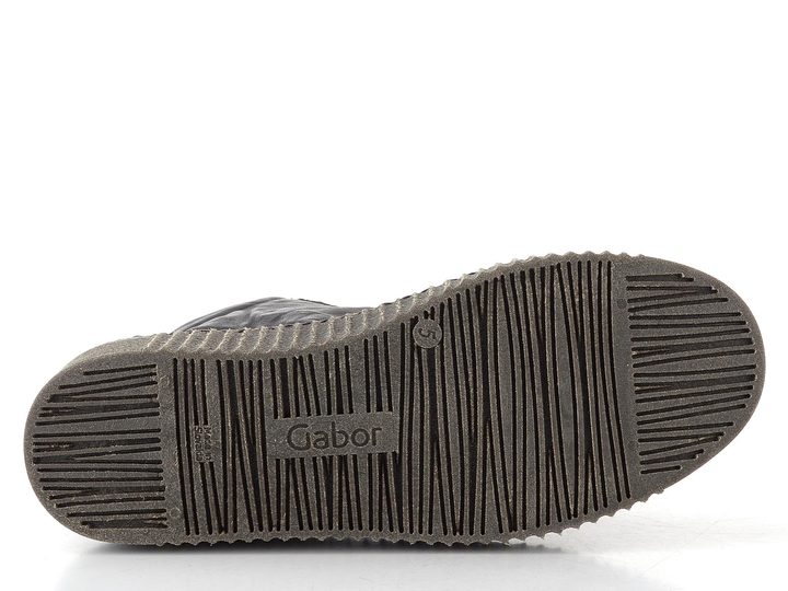 Gabor šněrovací kotník se zipem černý 73.730.57