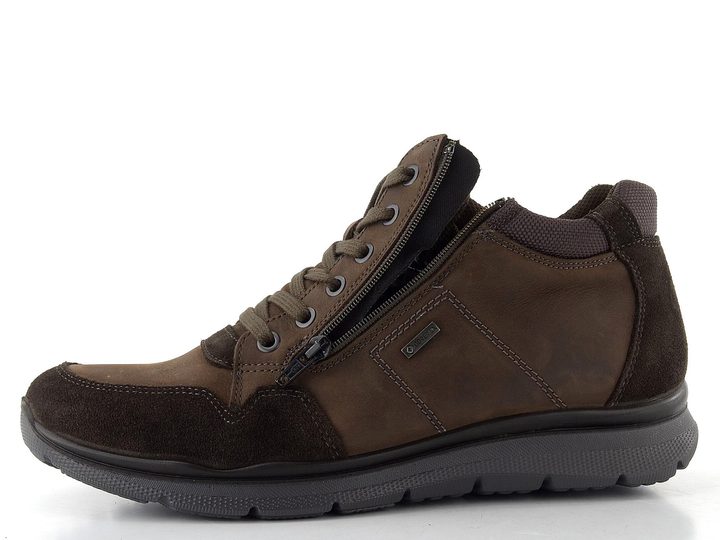 Ara pánský šněrovací kotník se zipem a membránou Benjo Moro 11-24608-14