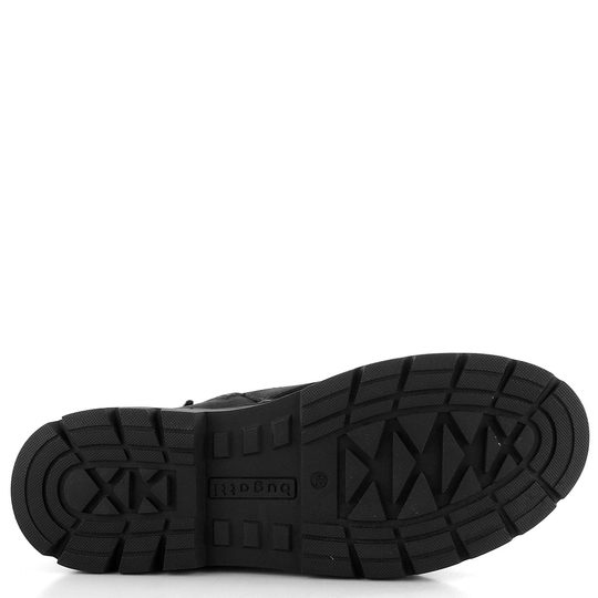 Bugatti šněrovací kotník se zipem černý 321-AGB33-5900