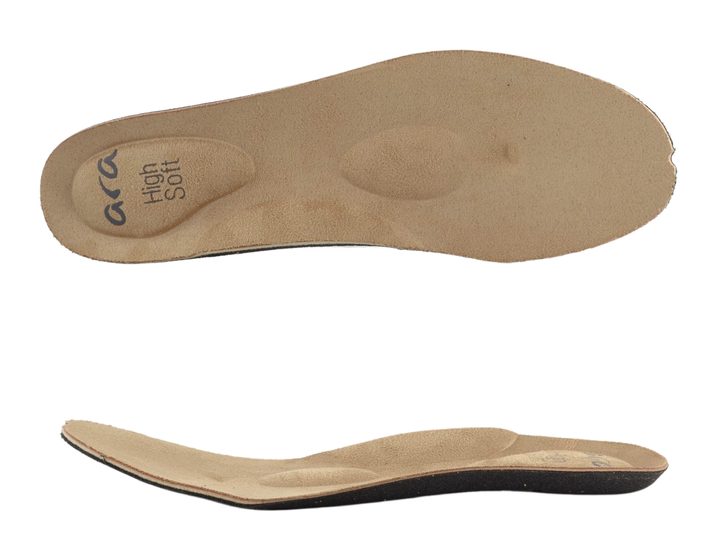 Ara širší lodičky na klínu Zürich Pebble/Sasso 12-50664-06