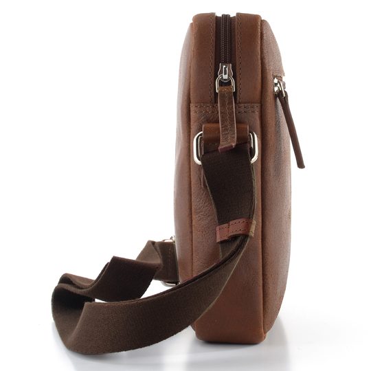 Bugatti crossbody kabela z broušené kůže 49548007