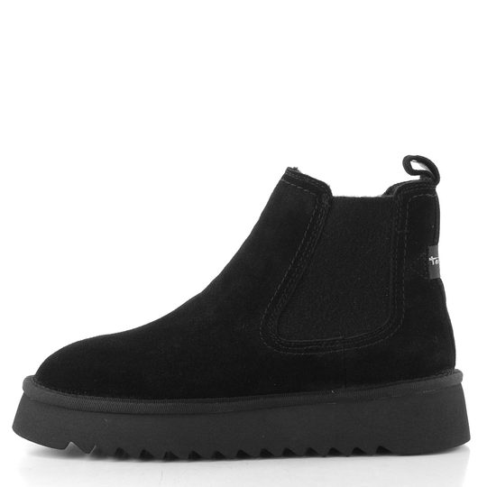 Tamaris kožený chelsea kotník black 1-26419-45