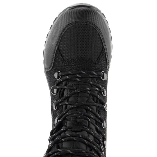 Rieker šněrovací kotník s membránou šedo-černý M9644-00