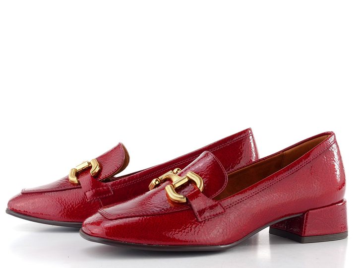 Tamaris mokasíny na podpatku red 1-24316-43