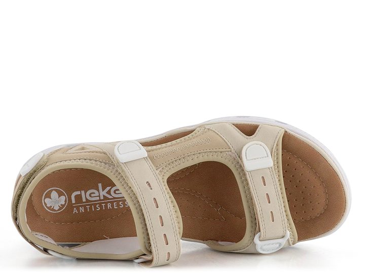 Rieker krémové sportovní sandály 64074-60