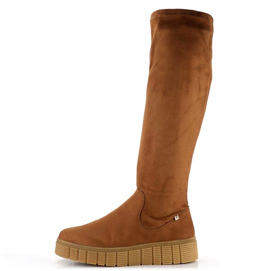 Rieker Revolution čižmy na platforme hnedé W1080-24