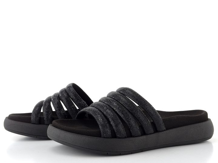 Gabor páskové pantofle na platformě černé 83.752.87