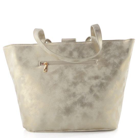 Remonte shopper kabelka weiss-gold/muschel Q0764-80
