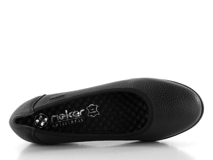 Rieker lodičky na kline čierne L5360-00