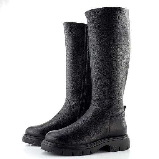 Wonders kozačky na robustní podešvi negro A-4304