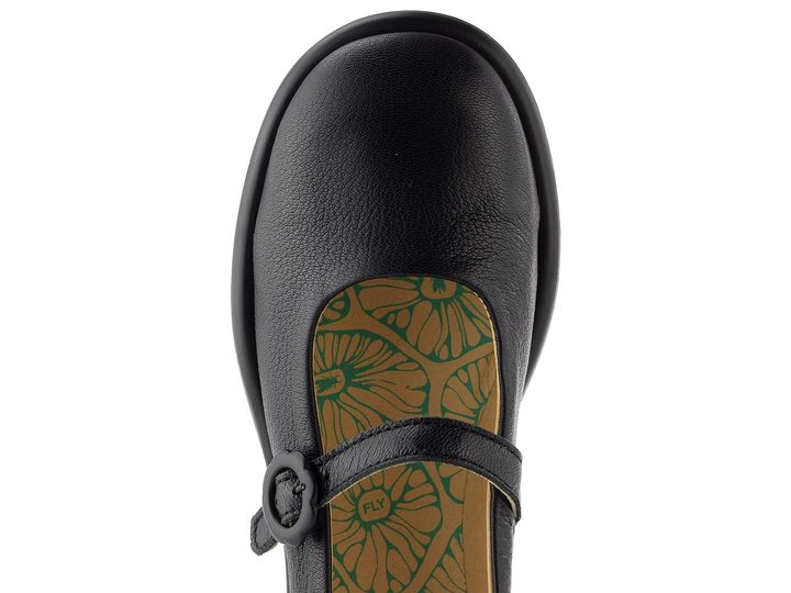 Fly London baleríny s páskem black P145412003