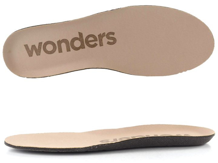 Wonders dámské kožené tenisky beig/off/negro AP-2001