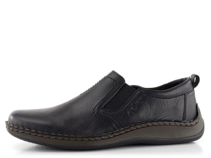 Rieker pánské prozouvací polobotky černé 05264-00