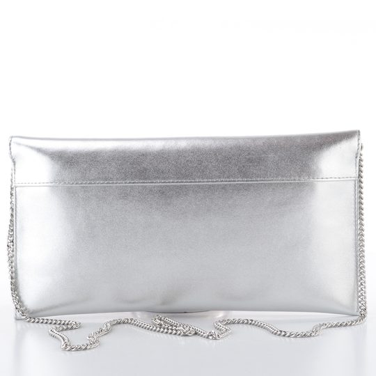 Högl metalická listová kabelka silver 1-141011-7600