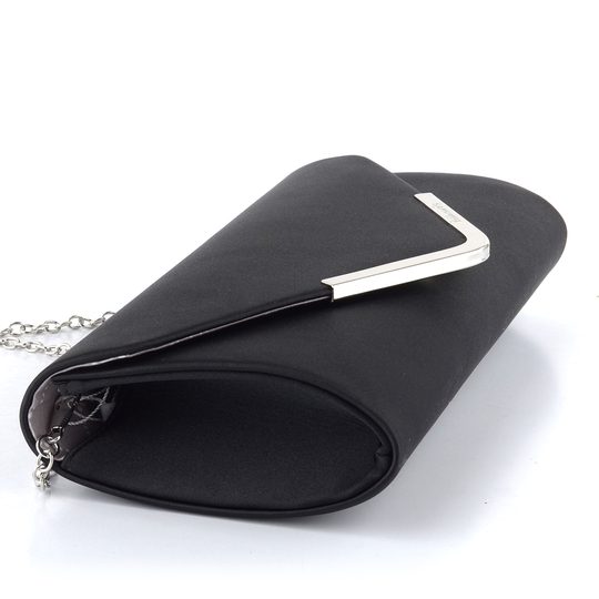 Tamaris černé saténové společenské psaníčko 30454