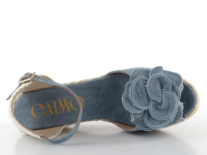 Gaimo sandály na klínu Yalena pique summ jeans