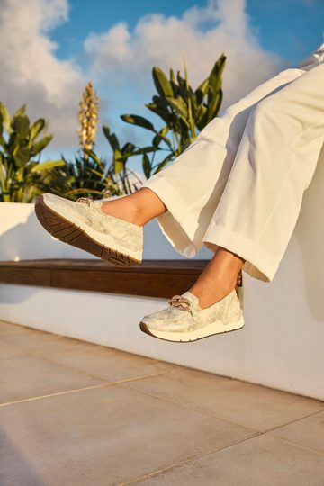 Rieker sportovní mokasíny Beige-Gold 58944-61