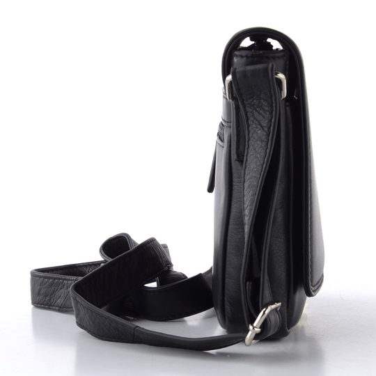 Lagen malé uni crossbody black 7074
