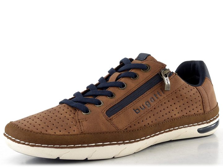 Bugatti polobotky se zipem koňakové 321-ASG05-5500