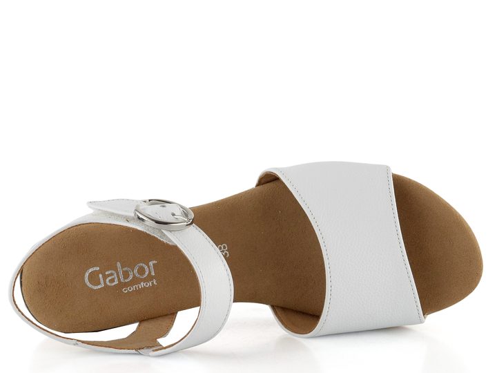 Gabor sandále na platforme s podpätkom Weiss 62.071.50