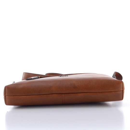 Dámská kožená crossbody kabelka cognac 2525-B-025