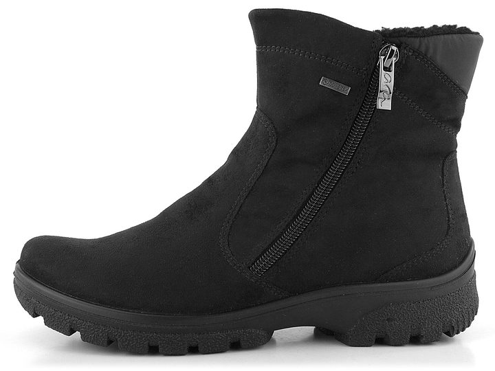 Ara členková obuv na zips s Gore-Tex membránou Schwarz Saas-Fee 12-49305-61