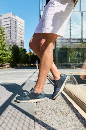 Rieker Sport pánské šněrovací polobotky tmavě modré B9302-14