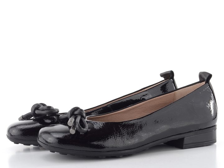 Hispanitas baleríny s mašľou Genova black HI254285