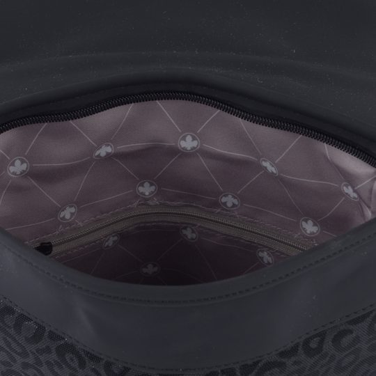 Rieker černý batoh s klopou H1386-01