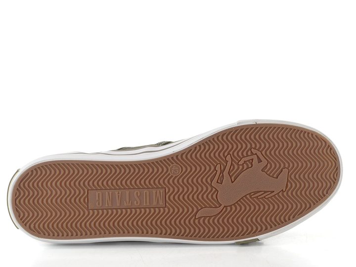 Mustang pánské plátěné tenisky khaki 26M0151005
