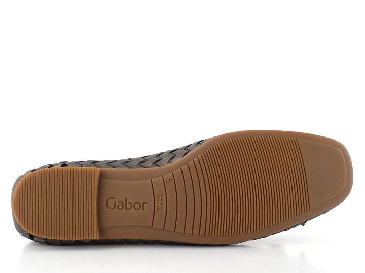 Gabor proplétané metalické baleríny smog 84.145.68