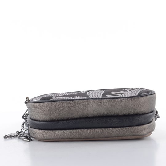 Anekke malá taupe/černá crossbody kabelka 43633-455