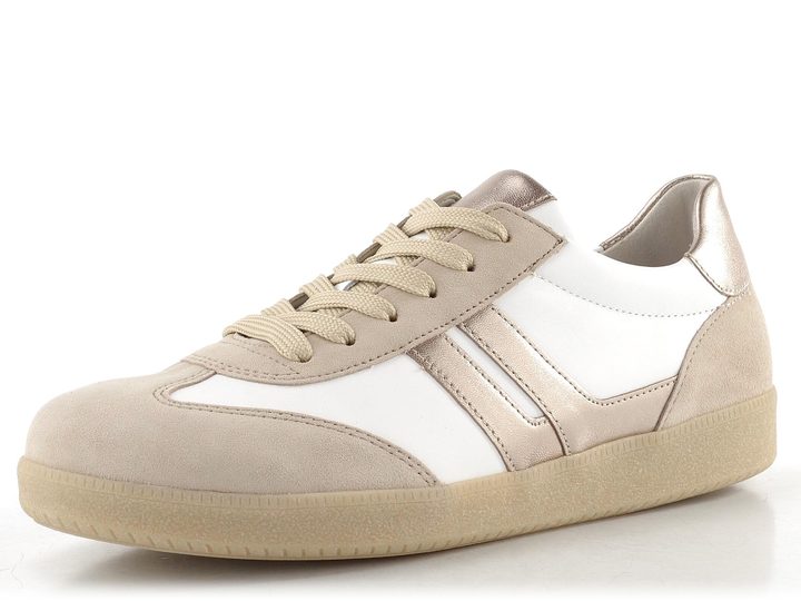 Gabor kožené tenisky oak/weiss/puder 83.300.12