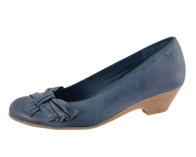 Caprice lodička  na klínku s mašlí blue