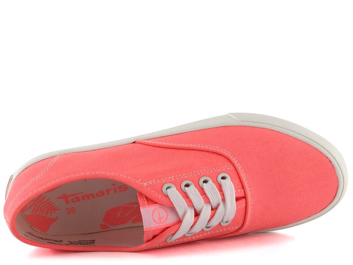 Tamaris plátěné tenisky Blood Orange 1-23604-20