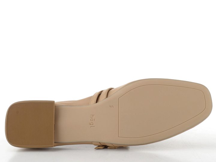 Högl  kožené baleríny s páskem macchiat 1-100930-2700