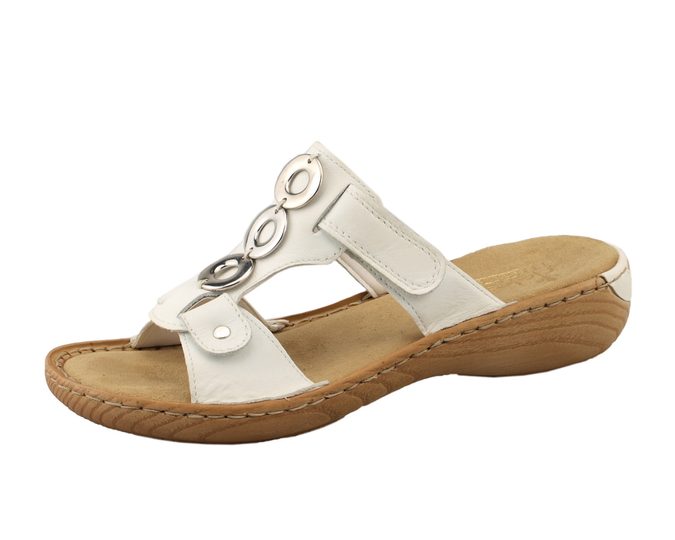 Rieker pantofle offwhite