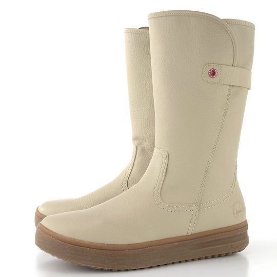 Rieker polokozačky crema L2580-60