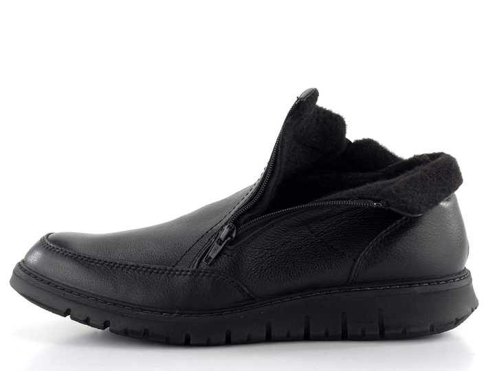 Ara pánský zipový kotník Leandro Black 11-35616-01