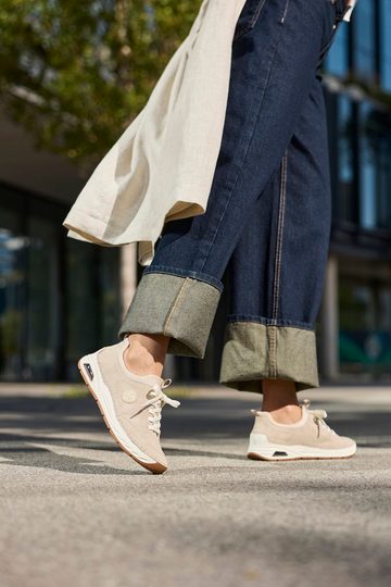 Rieker šněrovací polobotky ginger/perlcreme 44562-62