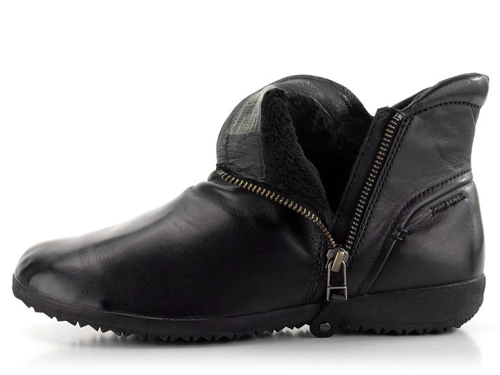 Josef Seibel černý řasený kotník 79741VL971100