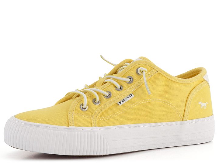 Mustang prozouvací tenisky na platformě žluté 1420-304-006