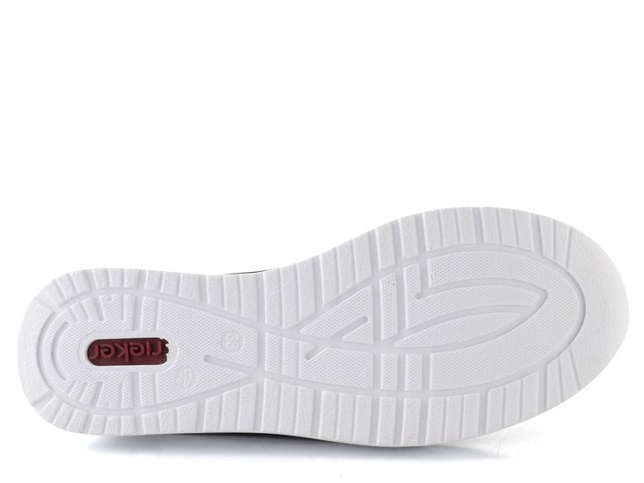 Rieker tenisky so zipsom tmavo modré N8114-14