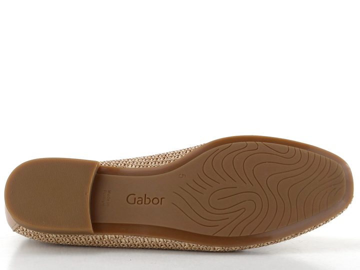 Gabor splétané mokasíny sand/steppa 85.214.44