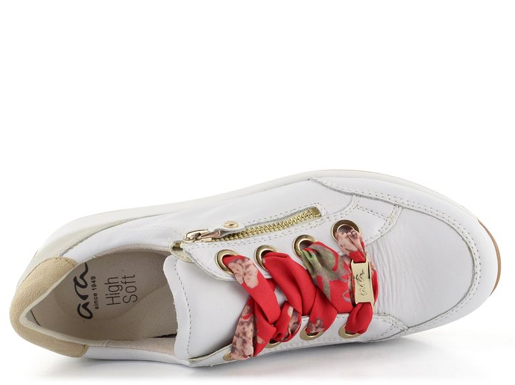 Ara dámské tenisky s barevnými tkaničkami bílé Osaka 12-34587-79