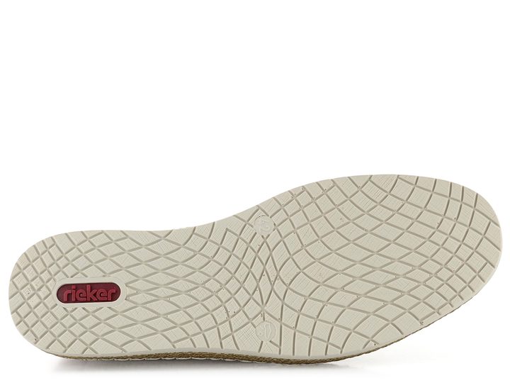 Rieker vzdušné pánské polobotky bílé B5297-80