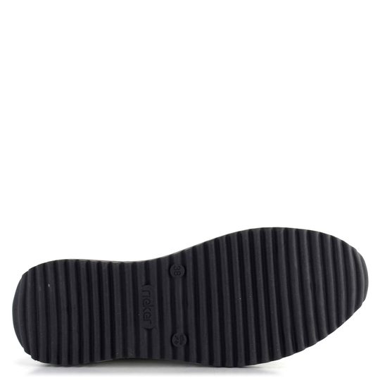 Rieker plátené tenisky na platforme čierne 90010-00