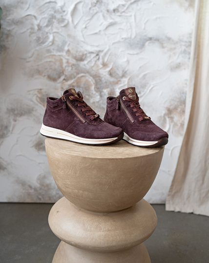 Ara širšia semišová členková obuv Osaka Amarone 12-24808-97